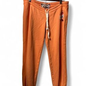Retro Y2K hollister sweatpants orange‎ size medium